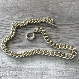 Authentic Kendra Scott Whitley Chain Necklace in Vintage Gold
